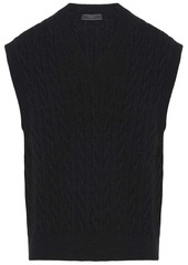 Prada sleeveless knitted vest