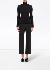 Prada roll-neck cashmere-silk jumper