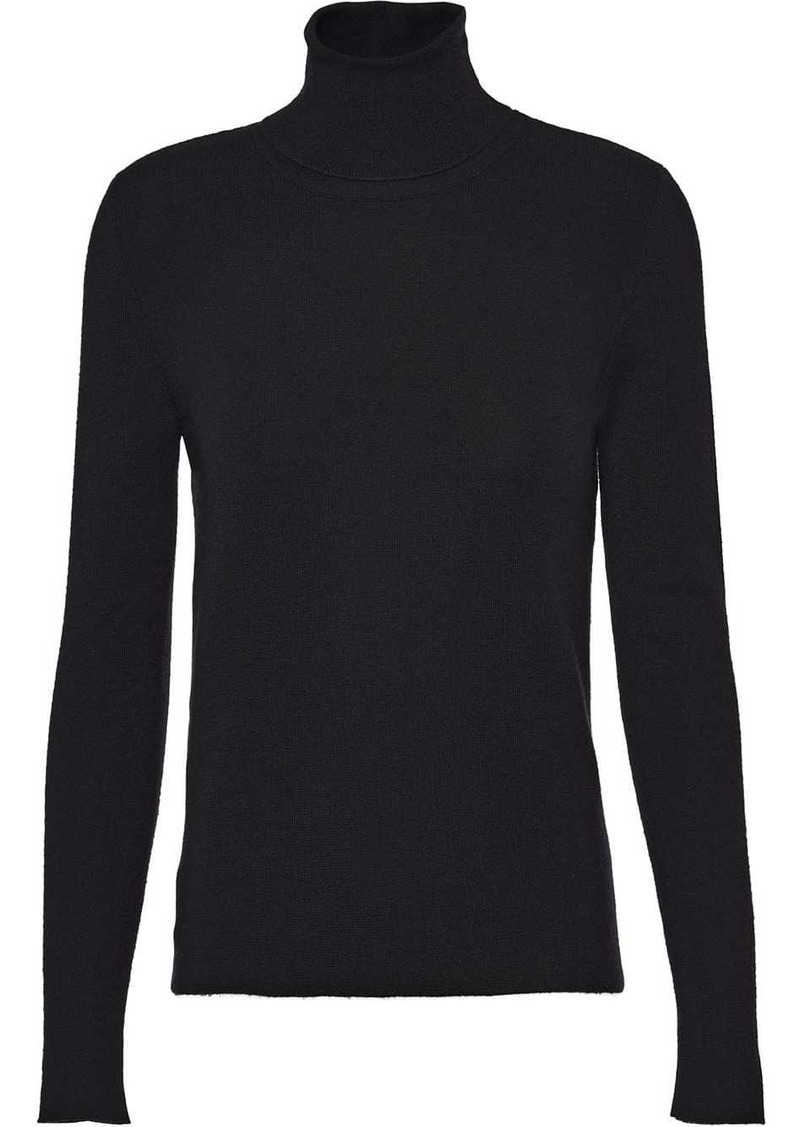 Prada roll-neck cashmere-silk jumper