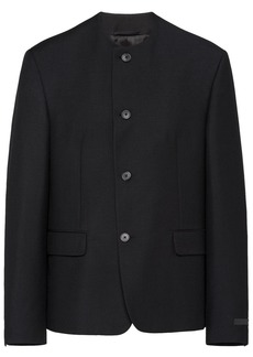 Prada collarless tailored jacket