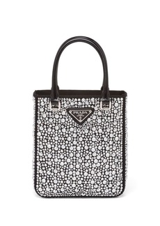 Prada crystal-studded Duchesse mini-bag