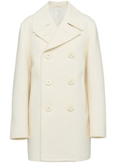 Prada double-breasted wool peacoat