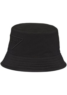 Prada logo-embroidered bucket hat