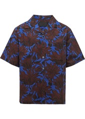 Prada floral-print short-sleeved shirt