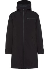 Prada hooded mid-length coat