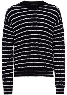Prada striped cashmere jumper