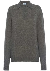 Prada knitted cashmere polo shirt