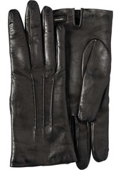 Prada logo-plaque slip-on gloves