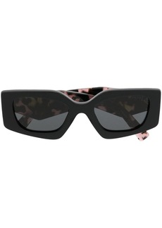 Prada leopard print tinted sunglasses