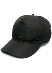 Prada logo-embroidered cotton baseball cap