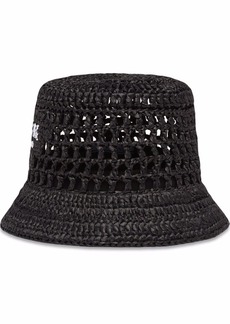 Prada raffia bucket hat