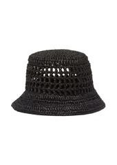 Prada raffia bucket hat