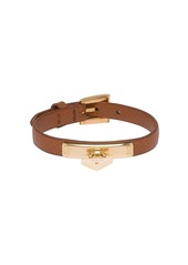 Prada logo-lock leather bracelet