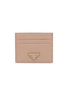 Prada logo plaque card holder