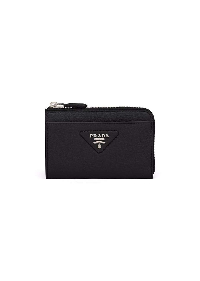 Prada leather key case