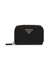 Prada logo-plaque Saffiano coin purse