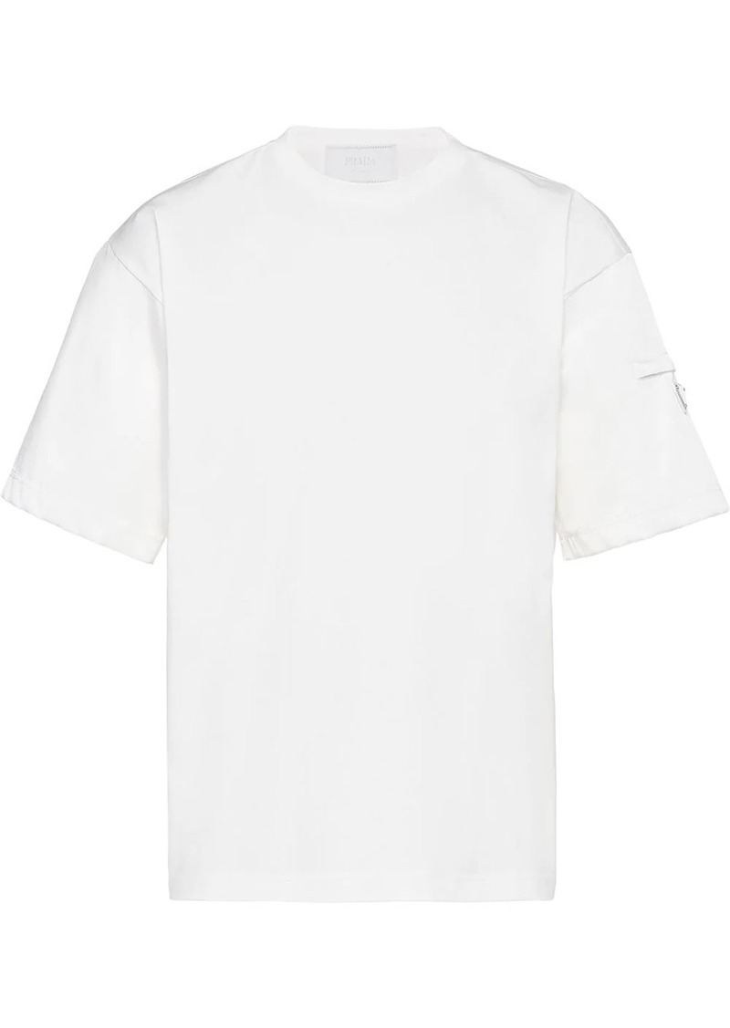 Prada logo-plaque short-sleeve T-shirt