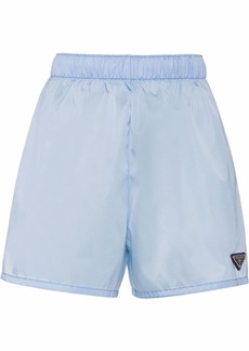 Prada Re-Nylon triangle-logo shorts