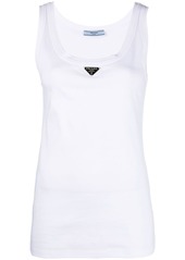 Prada ribbed-knit jersey tank top