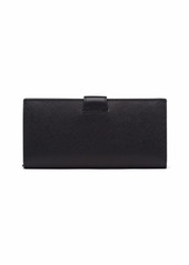 Prada logo-plaque snap-fastening wallet