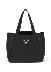 Prada logo-plaque tote bag