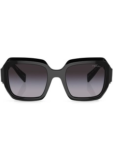 Prada logo-print oversize-frame sunglasses