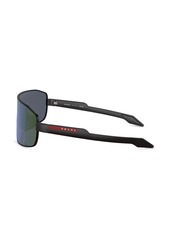 Prada logo-print oversize-frame sunglasses