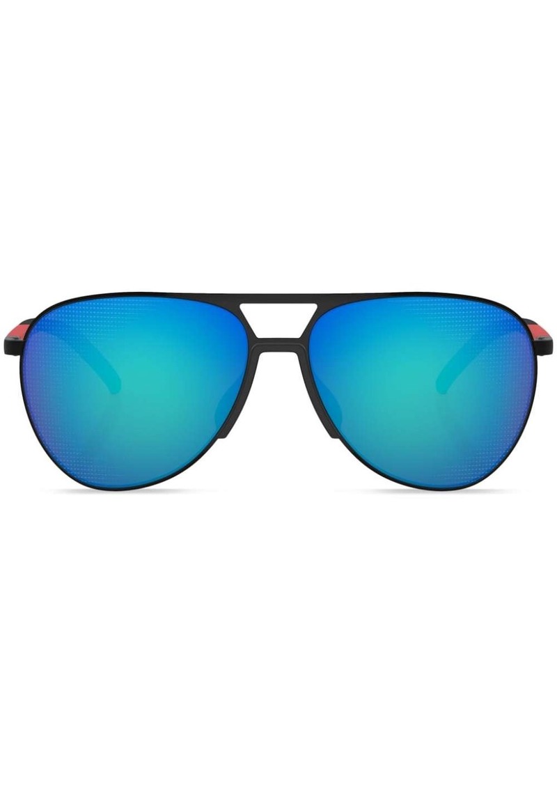 Prada logo-print round-frame sunglasses