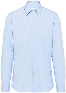 Prada long-sleeved poplin shirt