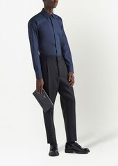 Prada long-sleeved poplin shirt