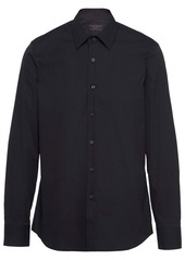 Prada long-sleeved poplin shirt