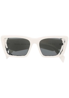 Prada marbled square-frame sunglasses
