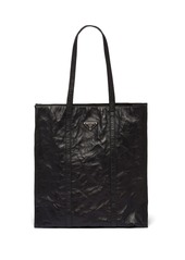 Prada medium crinkled tote bag