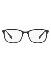 Prada 53mm Rectangle Optical Glasses in Black at Nordstrom
