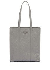 Prada logo-plaque tote bag