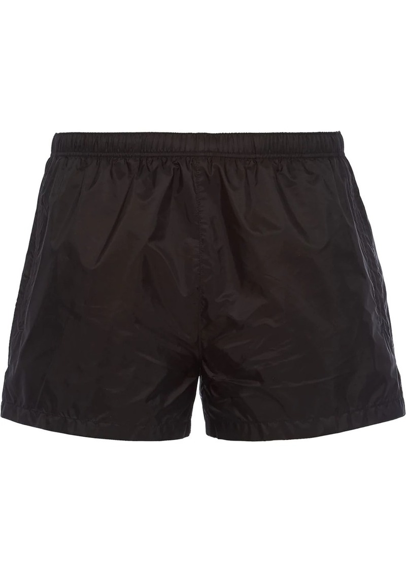 prada nylon swim shorts