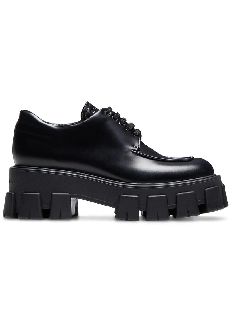 prada patent tread sole creepers