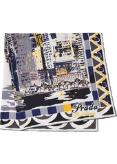 Prada Pittoresque New York printed foulard