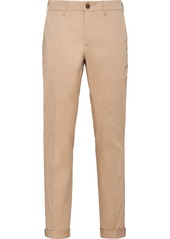 Prada pleated detail slim-fit trousers