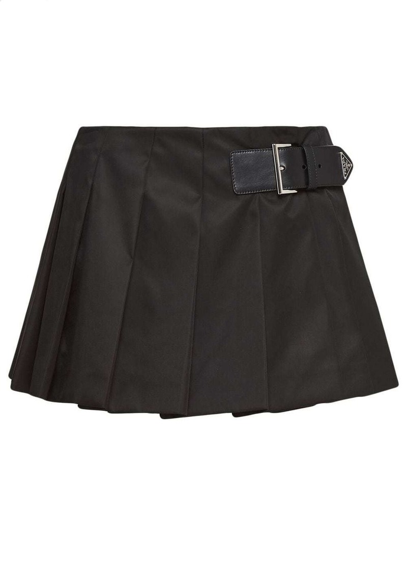 Prada Re-Nylon pleated miniskirt