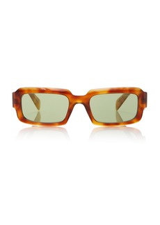 Prada - Square-Frame Acetate Sunglasses - Brown - OS - Moda Operandi