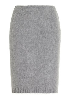 Prada - Cashmere Mini Skirt - Grey - IT 42 - Moda Operandi