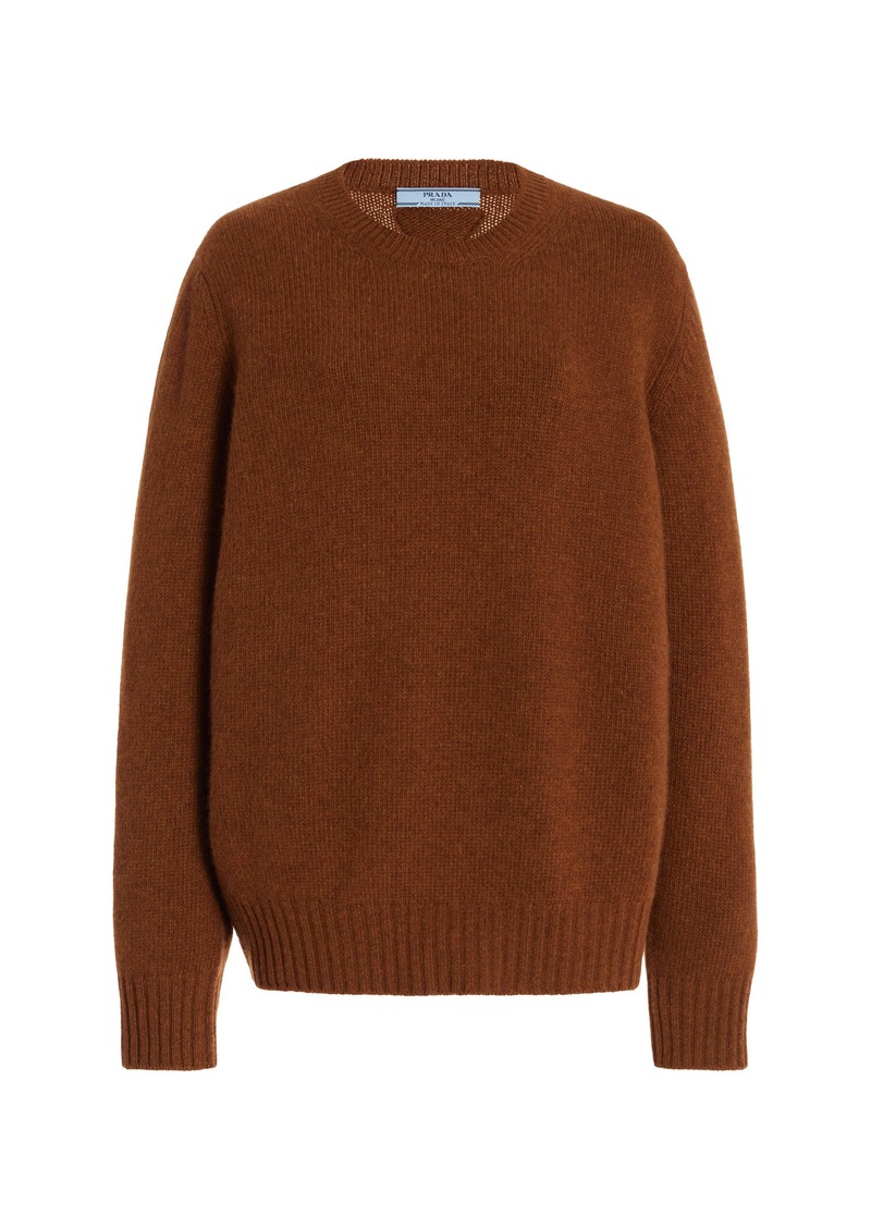 Prada - Cashmere-Wool Top - Brown - IT 40 - Moda Operandi