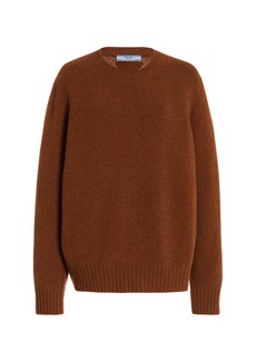 Prada - Cashmere-Wool Top - Brown - IT 46 - Moda Operandi