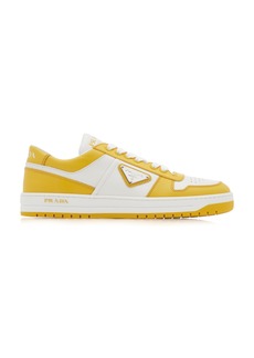 Prada - Cassetta Leather Sneakers - Yellow - IT 40 - Moda Operandi