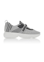 Prada - Cloudbust Nylon Slip On Sneakers - Grey - IT 36 - Moda Operandi