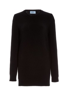 Prada - Crewneck Cashmere Sweater - Black - IT 36 - Moda Operandi