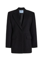 Prada - Giacca Single-Breasted Blazer - Black - IT 40 - Moda Operandi