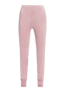 Prada - Knit Cashmere Lounge Pants - Neutral - IT 40 - Moda Operandi