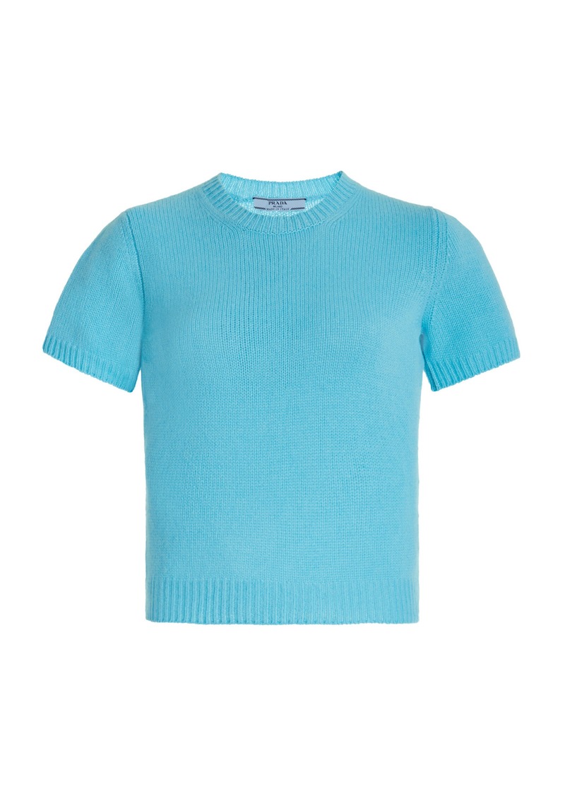 Prada - Knit Wool Top - Blue - IT 36 - Moda Operandi